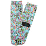 Summer Flowers Adult Crew Socks