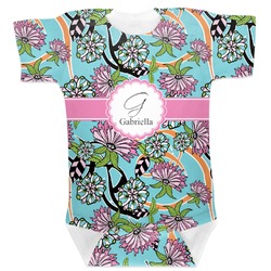 Summer Flowers Baby Bodysuit 0-3 (Personalized)