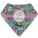 Summer Flowers Bandana Bib (Personalized)