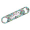 Summer Flowers Bar Bottle Opener - White - Front