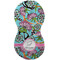 Summer Flowers Burp Peanut Shaped Flat