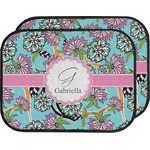 Summer Flowers Car Floor Mats (Back Seat) (Personalized)