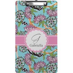 Summer Flowers Clipboard (Legal Size) (Personalized)