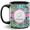 Summer Flowers Coffee Mug - 11 oz - Full- Black