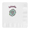 Summer Flowers Embossed Decorative Napkins (Personalized)