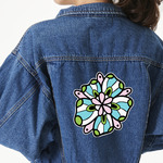 Summer Flowers Large Custom Shape Patch - 2XL