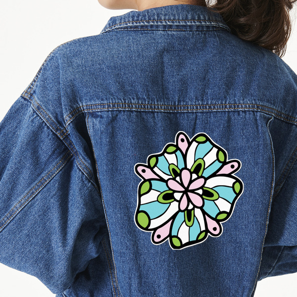 Custom Summer Flowers Large Custom Shape Patch - 2XL