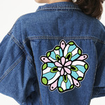 Summer Flowers Twill Iron On Patch - Custom Shape - 3XL