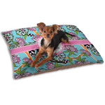 Summer Flowers Dog Bed - Small w/ Name and Initial