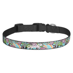 Summer Flowers Dog Collar - Medium (Personalized)