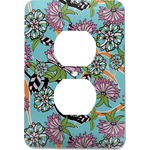 Summer Flowers Electric Outlet Plate