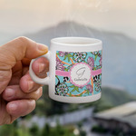 Summer Flowers Single Shot Espresso Cup - Single (Personalized)