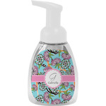 Summer Flowers Foam Soap Bottle - White (Personalized)