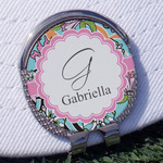 Summer Flowers Golf Ball Marker - Hat Clip