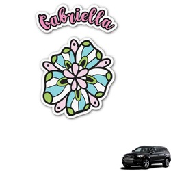 Summer Flowers Graphic Car Decal (Personalized)