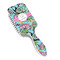 Summer Flowers Hair Brush - Angle View