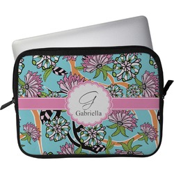 Summer Flowers Laptop Sleeve / Case - 15" (Personalized)