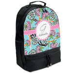 Summer Flowers Backpacks - Black (Personalized)