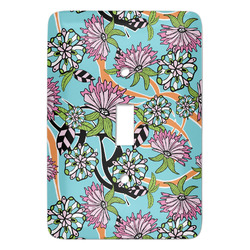 Summer Flowers Light Switch Cover (Single Toggle)