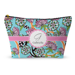 Summer Flowers Makeup Bag - Small - 8.5"x4.5" (Personalized)