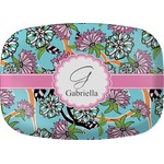 Summer Flowers Melamine Platter (Personalized)