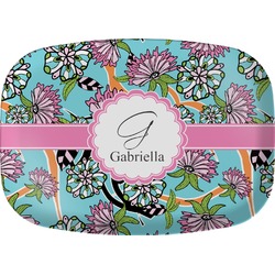 Summer Flowers Melamine Platter (Personalized)