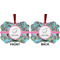 Summer Flowers Metal Benilux Ornament - Front and Back (APPROVAL)