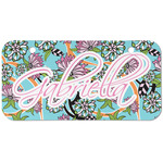 Summer Flowers Mini/Bicycle License Plate (2 Holes) (Personalized)