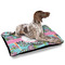 Summer Flowers Outdoor Dog Beds - Large - IN CONTEXT