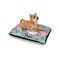 Summer Flowers Outdoor Dog Beds - Small - IN CONTEXT