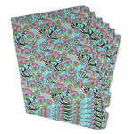 Summer Flowers Binder Tab Divider - Set of 6 (Personalized)