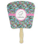 Summer Flowers Paper Fan (Personalized)