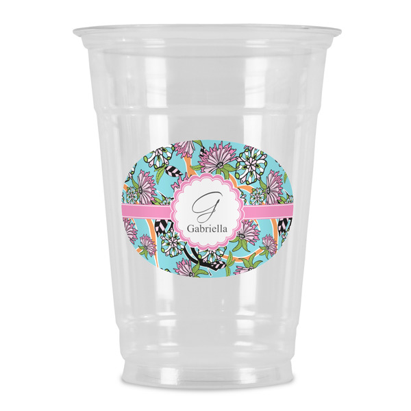 Custom Summer Flowers Party Cups - 16oz (Personalized)