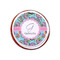 Summer Flowers Printed Icing Circle - XSmall - On Cookie