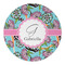 Summer Flowers Round Paper Coaster - Approval