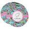 Summer Flowers Round Paper Coaster - Main