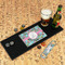 Summer Flowers Rubber Bar Mat - IN CONTEXT