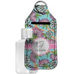 Summer Flowers Hand Sanitizer & Keychain Holder - Large (Personalized)