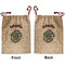 Summer Flowers Santa Bag - Front and Back