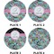 Summer Flowers Set of Appetizer / Dessert Plates (Approval)