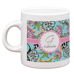 Summer Flowers Espresso Cup (Personalized)