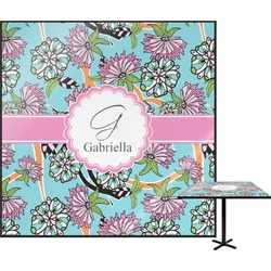 Summer Flowers Square Table Top (Personalized)