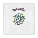 Summer Flowers Decorative Paper Napkins (Personalized)