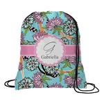Summer Flowers Drawstring Backpack (Personalized)