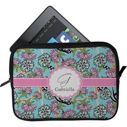 Summer Flowers Tablet Case / Sleeve - Small (Personalized)