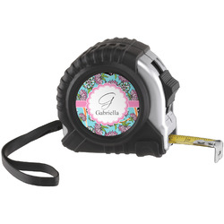 Summer Flowers Tape Measure (25 ft) (Personalized)