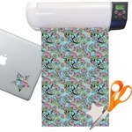 Summer Flowers Sticker Vinyl Sheet (Permanent)