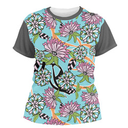 Summer Flowers Women's Crew T-Shirt - 2X Large