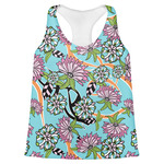 Summer Flowers Womens Racerback Tank Top - Small