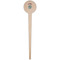 Summer Flowers Wooden 4" Food Pick - Round - Single Pick